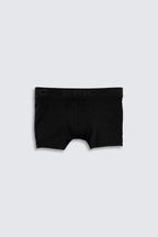 Black boxer briefs with 'EPIC' branding on a light gray background