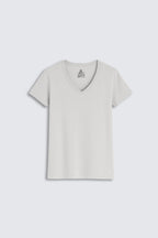 Light gray t-shirt on a white background