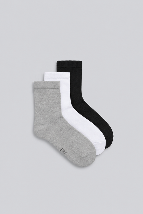 EPIC Premium High-Socks Light – Pack of 3 (Ankle)