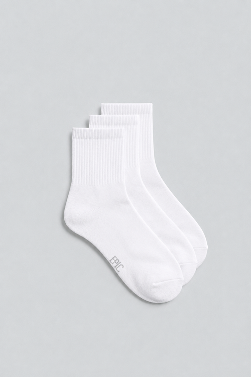 EPIC Premium High-Socks Half Towel – Pack of 3 (Ankle)
